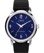 Marlin® Automatic 40mm Leather Strap Watch