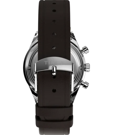 Marlin® Jet Quartz Chronograph 40mm Leather Strap Watch